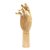 Mano de madera articulada