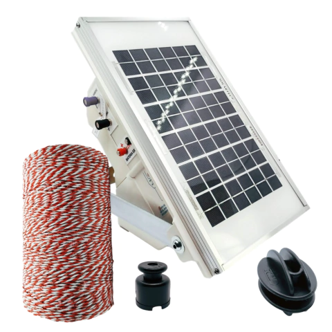 Boyero Eléctrico Solar Peón 40 km más accesorios de instalación