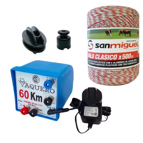 Boyero Eléctrico Vaquero Dual 60 Km más accesorios de instalación