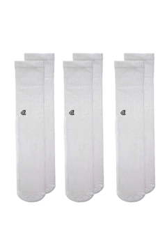 Kit 3 Meias Base Branca - comprar online