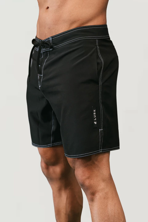 Boardshorts preto e branco Lurk