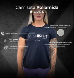 Imagem do Camiseta Poliamida Dry Fem. Preta