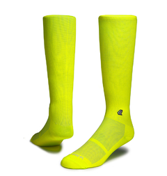 meia performance amarelo neon