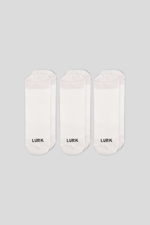 Kit 3 Meias Active Branca Lurk - comprar online