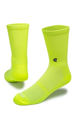 meia performance amarelo neon