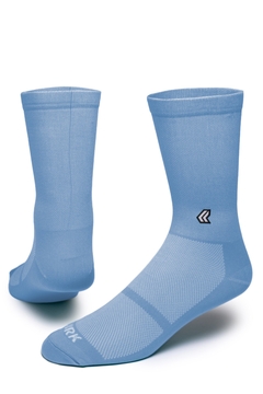 meia performance azul