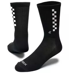 Meia performance Quadri preta