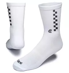 Meia performance Quadri branca