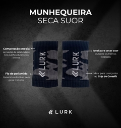Munhequeira Seca Suor Camo Cinza - Lurk | Meias e Vestuário Fitness [@lurkbr]