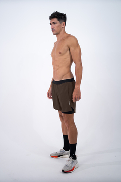 Shorts Curto c/Lycra 2 em 1 Café Lurk na internet
