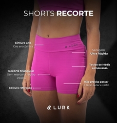 Shorts Recorte Lilás Lurk