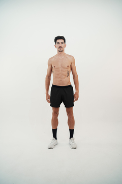 shorts preto com ziper
