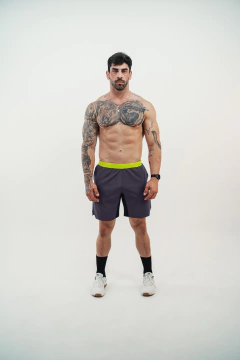 Shorts V3s Chumbo/Neon Lurk - comprar online