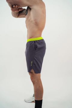 Shorts V3s Chumbo/Neon Lurk - Lurk | Meias e Vestuário Fitness [@lurkbr]