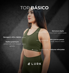 Top Básico Cookies Lurk - Lurk | Meias e Vestuário Fitness [@lurkbr]