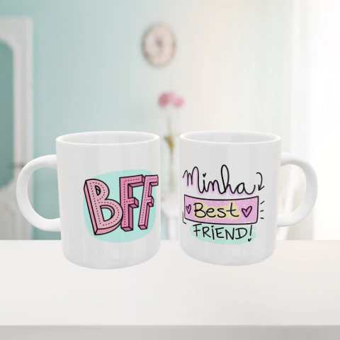 Caneca BFF Minha Best Friend