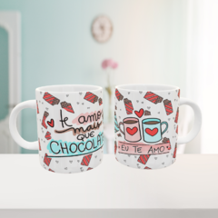 Caneca Te Amo Mais Que Chocolate