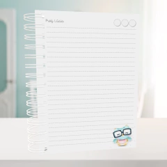 Caderno Professora Melhor Prof Corujinha na internet