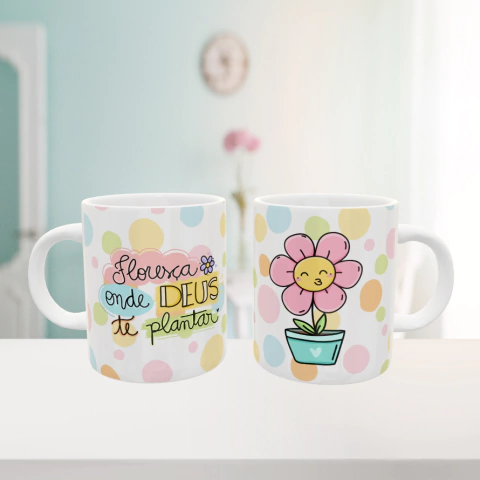 Caneca Floresça