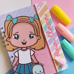 Caderno Menina Personalizado