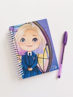 Mini Caderno Enid Wandinha Capa Dura