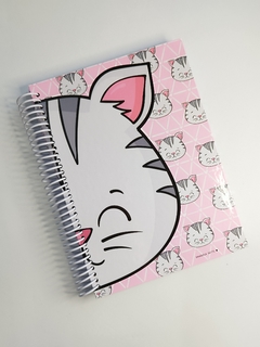 Caderno + Estojo c/ Elástico Pets Gato na internet