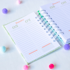 Mini Agenda Neutra DATADA - A6 - loja online