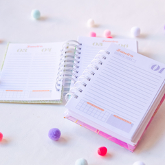 Mini Agenda Neutra DATADA - A6