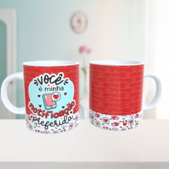 Caneca Namorados Notificação Favorita