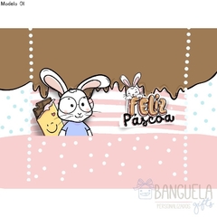 Rótulo Páscoa Barra Chocolate 90g - Banguela Gifts | Personalizados