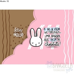 Rótulo Páscoa Barra Chocolate 90g - loja online