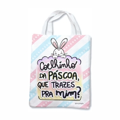 Bolsinha Páscoa - VÁRIAS ESTAMPAS - Banguela Gifts | Personalizados