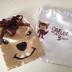 Imagem do Saquinho de Tecido Personalizado - Criamos sua Estampa