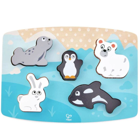 Rompecabezas marino de madera