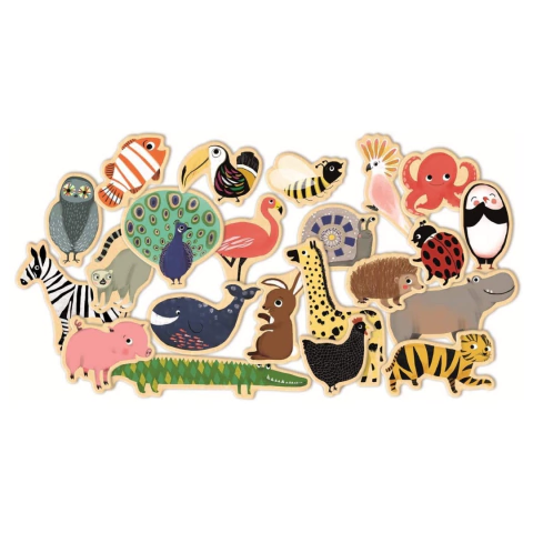 Imanes de Madera | Reino Animal - comprar online
