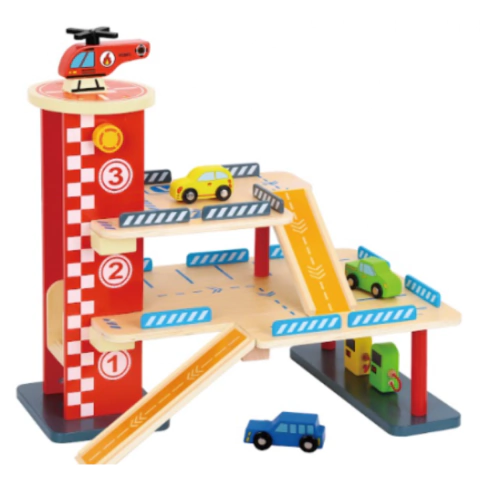 estacionamiento de juguete