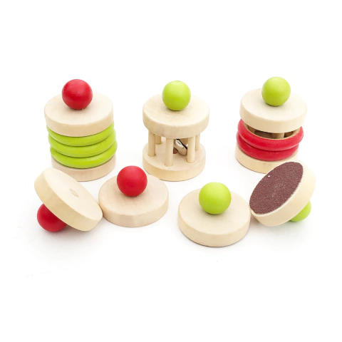 Instrumentos musicales de madera para bebes
