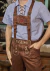 Bermuda com Suspensório Chocolate - Frida e Cia. Trajes Típicos 