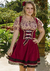 Descubra o Traje Liebe Marsala, modelo de colete e saia que une conforto e estilo. Compre agora e arrase na Oktoberfest!