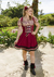 Descubra o Traje Liebe Marsala, modelo de colete e saia que une conforto e estilo. Compre agora e arrase na Oktoberfest!