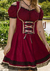 Descubra o Traje Liebe Marsala, modelo de colete e saia que une conforto e estilo. Compre agora e arrase na Oktoberfest!