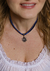 Choker Veludo Edelweiss Marinho 165