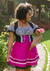 Descubra o Vestido Violeta Pink e Preto, com blusa, colete e saia em costurados juntos. Conforto e estilo em um só produto. Garanta o seu agora mesmo!