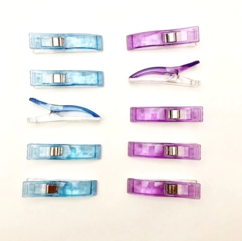 Broches clips de costura x 10 unid