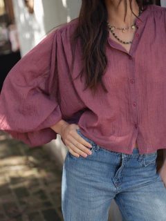 Blusa Santorini Wine - tienda online