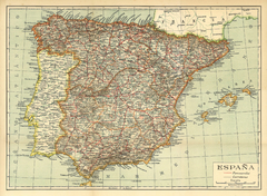 España y Portugal 1945 - comprar online