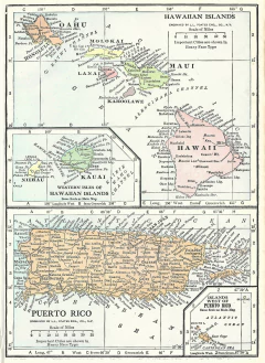 Puerto Rico y Hawaii 1947