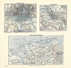 Hamburgo Bremen y Costa del Mar Norte 1929 - comprar online