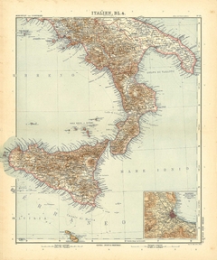 Italia 1909 (cuádruple) - Compañía Argentina de Mapas