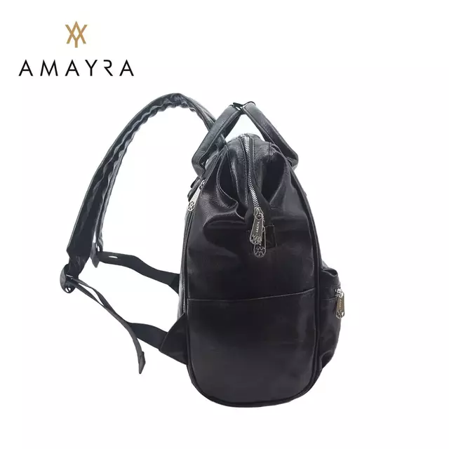 67.231.1 MOCHILA AMAYRA SQUARE NEGRA — imagen 3